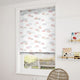ColorizedZoom Happy Clouds Dusk Roman Blind 7471