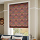ColorizedZoom William Morris Hyacinth Russet Roman Blind 7488