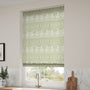 ColorizedZoom William Morris Brother Rabbit Aloe Roman Blind 7493