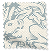 ColorizedSwatch William Morris Brother Rabbit Blue Grey Roman Blind sample image 8922