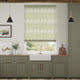 Colorized William Morris Brother Rabbit Aloe Roman Blind 7493