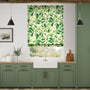 Colorized Horse Chestnut Green Roman Blind 7515