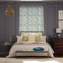 Colorized Rue Watercolour Opal Roman Blind 7536