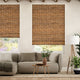 Colorized Gabor Chestnut Roman Blind 7566