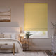 Colorized Sedona Blackout Citron Roman Blind 7581