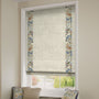 ColorizedZoom William Morris Strawberry Thief Natural & Paleo Linen Vintage Cream Roman Blind 7643