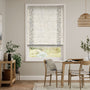 Colorized William Morris Willow Bough Mink & Bijou Linen Oatmeal Roman Blind 7646