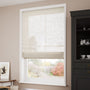 ColorizedZoom Lumiere Unlined Ariel Oat Roman Blind 7675