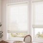 ColorizedZoom Lumiere Unlined Ariel Classic Cream Roman Blind 7673