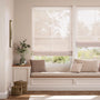 Colorized Lumiere Unlined Ariel Cherry Blossom Roman Blind 7672