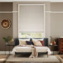 Colorized Etoile Warm Grey Roman Blind 7681