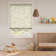 Colorized Leopard Dots Linen Roman Blind 8909