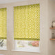 ColorizedZoom Swirl Stripe Zest Roman Blind 7687