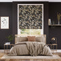Colorized Watercolour Canopy Velvet Duck Egg Roman Blind