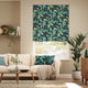 Colorized Watercolour Canopy Teal Roman Blind 7703