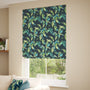 ColorizedZoom Watercolour Canopy Teal Roman Blind 7703