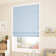 ColorizedZoom Suki Stripe Sky Blue Roman Blind 7730