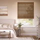 Colorized Electric Manila Cedar Roman Blind 7735