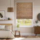 Colorized Electric Loreto Chestnut Roman Blind 7747