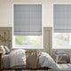 Colorized Taylor Blue Grey Stripe Roman Blind 7776