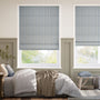 Colorized Taylor Blue Grey Stripe Roman Blind 7776