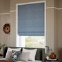 ColorizedZoom Eco-Friendly Nyah Lagoon Blue Roman Blind 7788