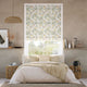 Colorized Porcelain Garden Warm Yellow Roman Blind 7804