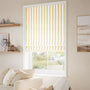 ColorizedZoom Valley Stripe Clouds & Sunshine Roman Blind 7805