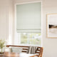 ColorizedZoom Empire Trellis Rain Mist Roman Blind 7808