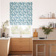 Colorized China Blue Air Force Blue Roman Blind 7809