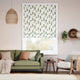 Colorized Fernery Fern Roman Blind 7811