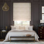 Colorized William Morris Marigold Jacquard Soft Gold Roman Blind