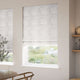 ColorizedZoom William Morris Marigold Jacquard Oyster Roman Blind 7817