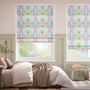 Colorized Elm House Summer Green Roman Blind 7835