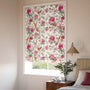 ColorizedZoom Elysian Paradise Fuchsia Roman Blind 7838