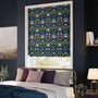 ColorizedZoom Forbidden Fruit Nightfall Roman Blind 7840