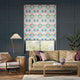 Colorized Forbidden Fruit Jewel Roman Blind 7839
