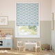 Colorized Quey Two Cornflower Roman Blind 7849