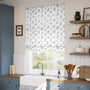 ColorizedZoom Shepherdly Meadow China Blue Roman Blind 7853