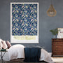 Colorized Symphony Indigo Roman Blind 7855