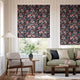 Colorized Symphony Hickory Roman Blind 7854