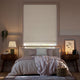 Colorized Cambridge Velvet Blackout Natural Roman Blind 7865