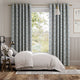 Colorized Spring Floral Blue Curtains 5438