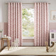 Colorized Fluffy Clouds Pink Curtains 5483