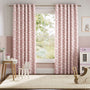 Colorized Fluffy Clouds Pink Curtains 5483