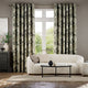 Colorized Blakely Linen Vintage Vapour Grey Curtains 5495
