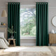 Colorized Velvet Forest Green Curtains 5513