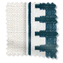 ColorizedSwatch Quintessence Linen & Ascott Teal Curtains sample image 5604