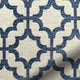 ColorizedPLA Lattice Navy Blue Curtains 5619