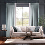 Colorized Cavendish Powder Blue & Chatsworth Mineral Curtains 5646